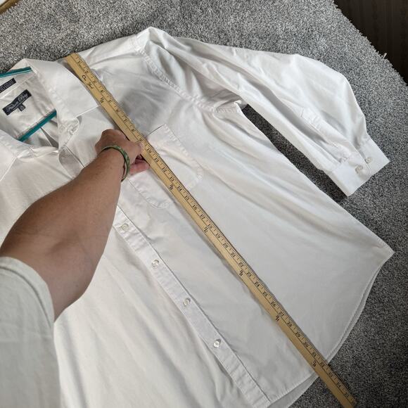 Falcon Bay Button Up Shirt Size 19 35/36 Big Classic Business Casual Minimalist - Picture 2 of 9